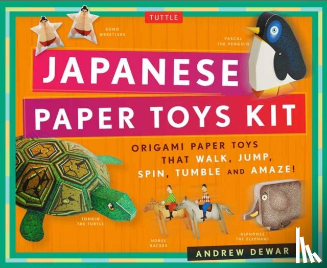 Dewar, Andrew - Japanese Paper Toys Kit: Origami Paper Toys That Walk, Jump, Spin, Tumble and Amaze!