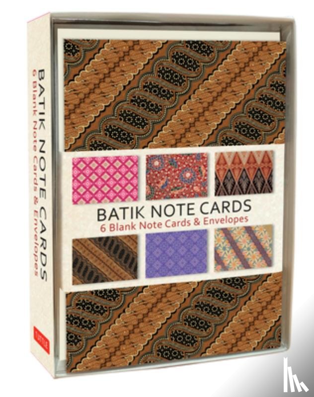 Tuttle Studio - Batik Note Cards: 6 Blank Note Cards & Envelopes (4 X 6 Inch Cards in a Box)