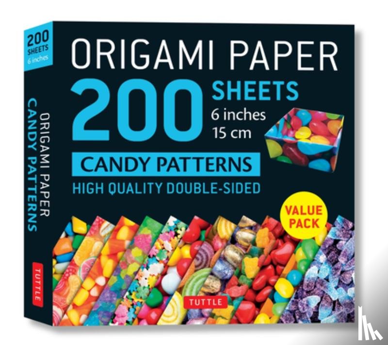  - Origami Paper 200 sheets Candy Patterns 6" (15 cm)
