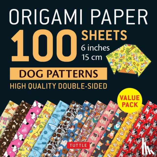  - Origami Paper 100 sheets Dog Patterns 6" (15 cm)