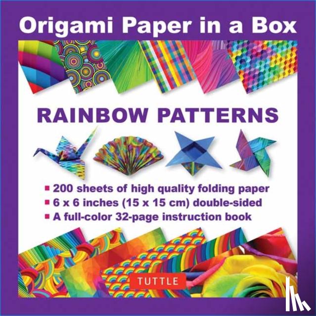 Publishing, Tuttle - Origami Paper in a Box - Rainbow Patterns