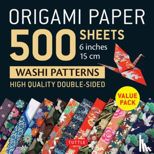 Tuttle Publishing - Origami Paper 500 sheets Japanese Washi Patterns 6" (15 cm)