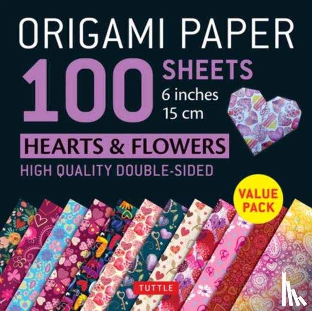 Tuttle Publishing - Origami Paper 100 sheets Hearts & Flowers 6" (15 cm)