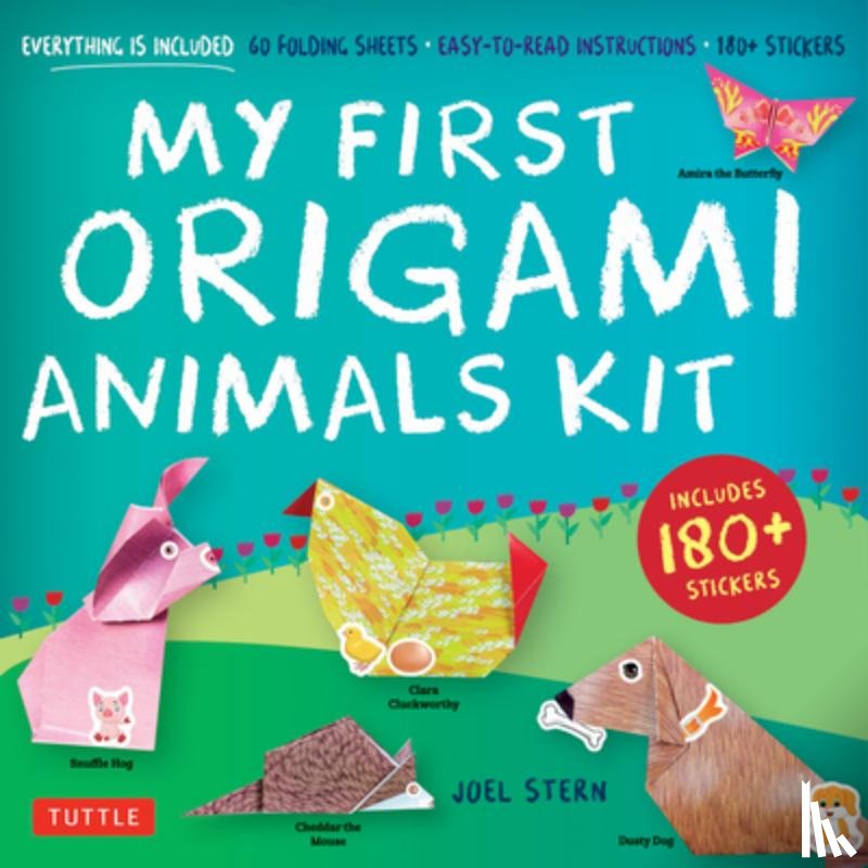 Stern, Joel - My First Origami Animals Kit: Everything Is Included: 60 Folding Sheets, Easy-To-Read Instructions, 180+ Stickers