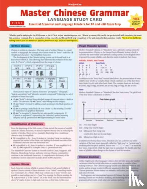 Chu, Madeline - Chinese Grammar Language Study Card