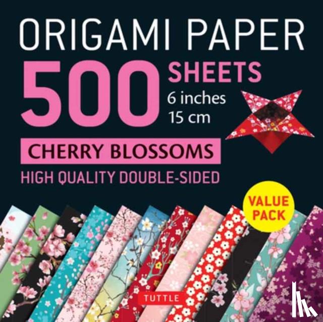 Publishing, Tuttle - Origami Paper 500 sheets Cherry Blossoms 6 inch (15 cm)