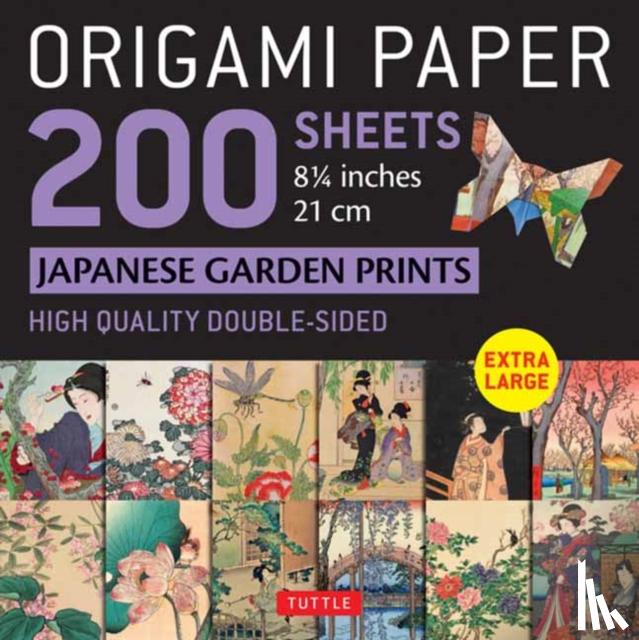  - Origami Paper 200 sheets Japanese Garden Prints 8 1/4" 21cm