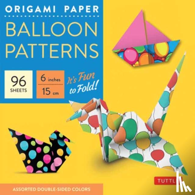  - Origami Paper Balloon Patterns 96 Sheets 6" (15 cm)