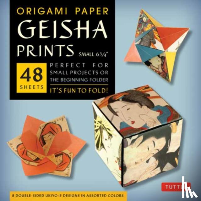  - Origami Paper Geisha Prints 48 Sheets 6 3/4" (17 cm)