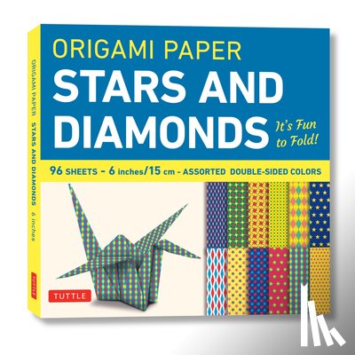  - Origami Paper 96 sheets - Stars and Diamonds 6 inch (15 cm)