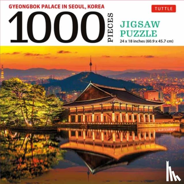 Tuttle Studio - Gyeongbok Palace in Seoul Korea - 1000 Piece Jigsaw Puzzle: (Finished Size 24 in X 18 In)