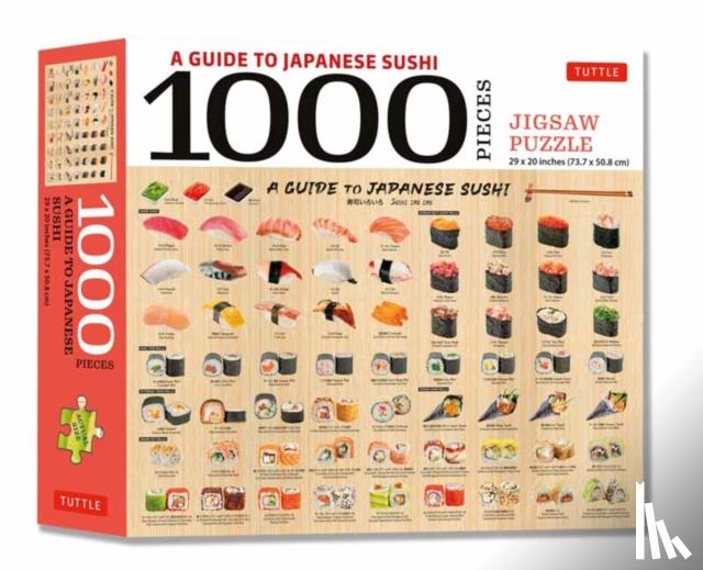 Tuttle Studio - A Guide to Japanese Sushi - 1000 Piece Jigsaw Puzzle: Finished Size 29 X 20 Inch (74 X 51 CM)