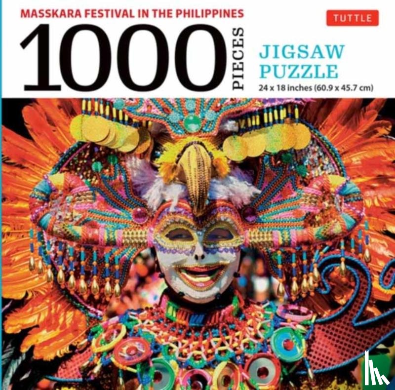 Tuttle Studio - Philippines Masskara Festival - 1000 Piece Jigsaw Puzzle: (Finished Size 24 in X 18 In)