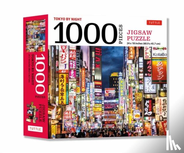 Tuttle Studio - Tokyo by Night - 1000 Piece Jigsaw Puzzle: Tokyo's Kabuki-Cho District at Night: Finished Size 24 X 18 Inches (61 X 46 CM)