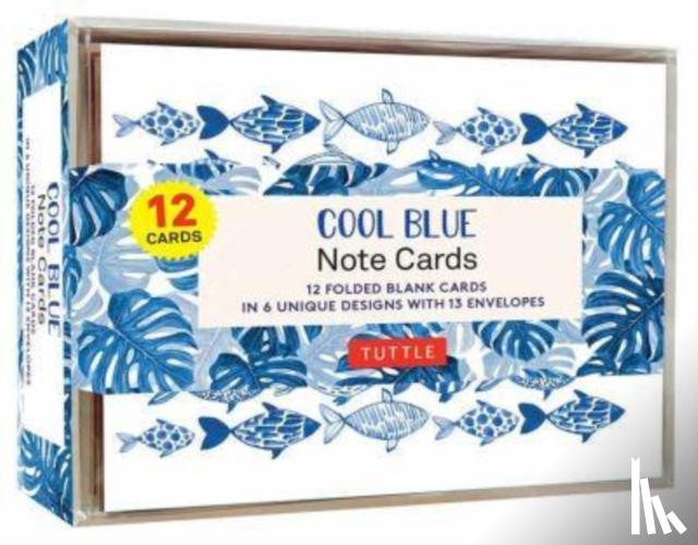 Tuttle - Cool Blue Note Cards 12 Cards