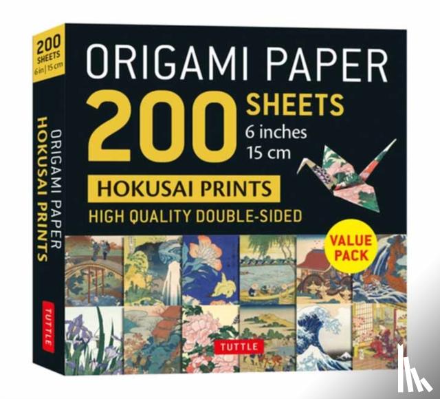  - Origami Paper 200 sheets Hokusai Prints 6" (15 cm)