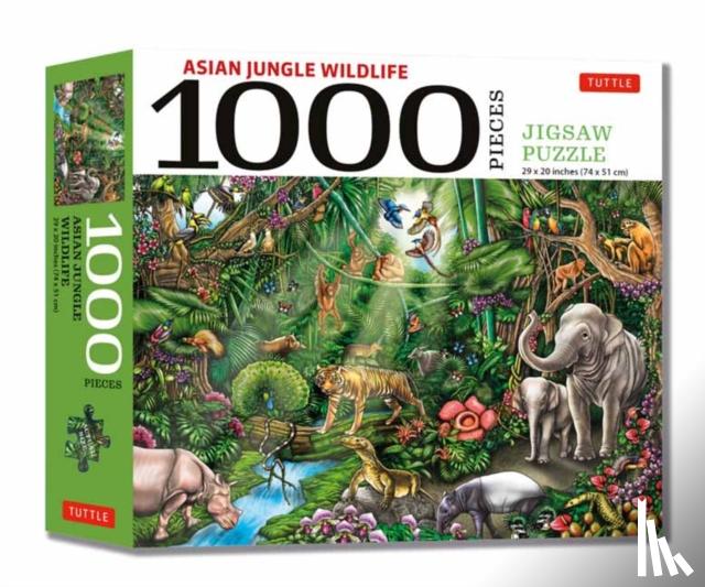  - Asian Rainforest Wildlife - 1000 Piece Jigsaw Puzzle