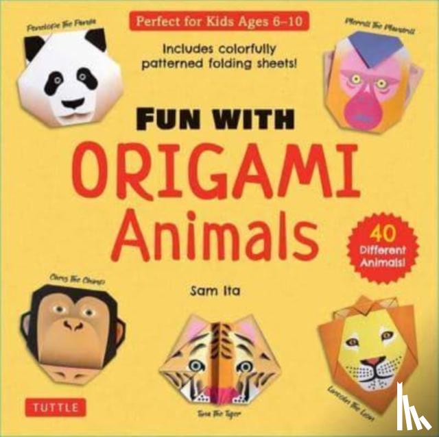 Ita, Sam - Fun with Origami Animals Kit: 40 Different Animals! Includes Colorfully Patterned Folding Sheets! Full-Color 48-Page Book with Simple Instructions (