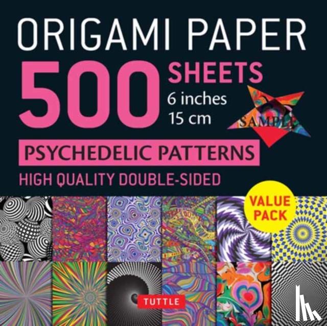  - Origami Paper 500 sheets Psychedelic Patterns 6" (15 cm)