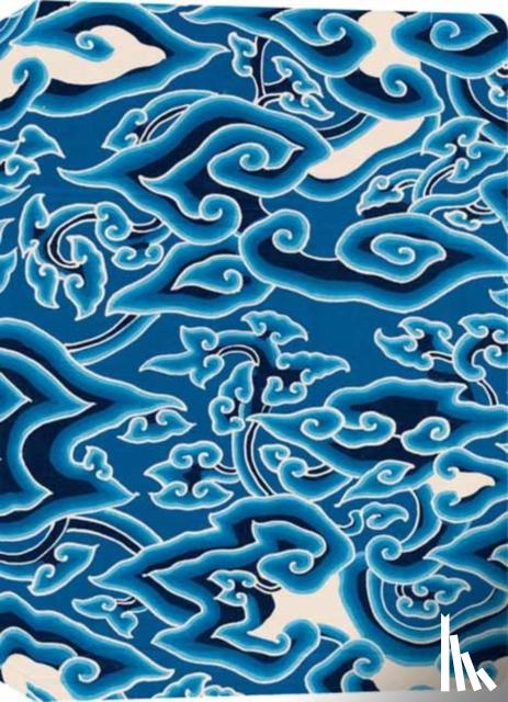  - Batik 'Blue Clouds' Lined Hardcover Journal