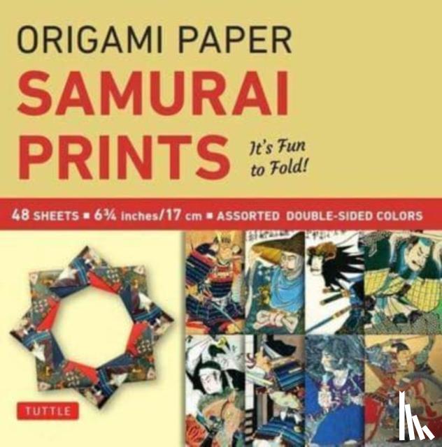  - Origami Paper - Samurai Prints - Small 6 3/4" - 48 Sheets