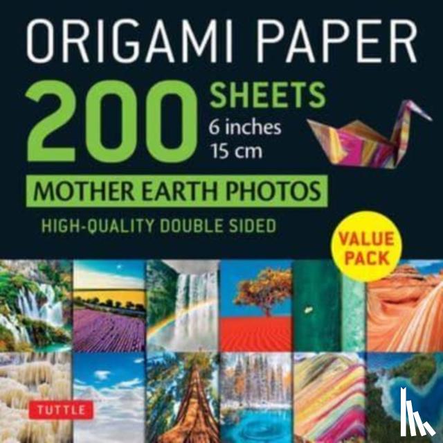  - Origami Paper 200 sheets Mother Earth Photos 6" (15 cm)