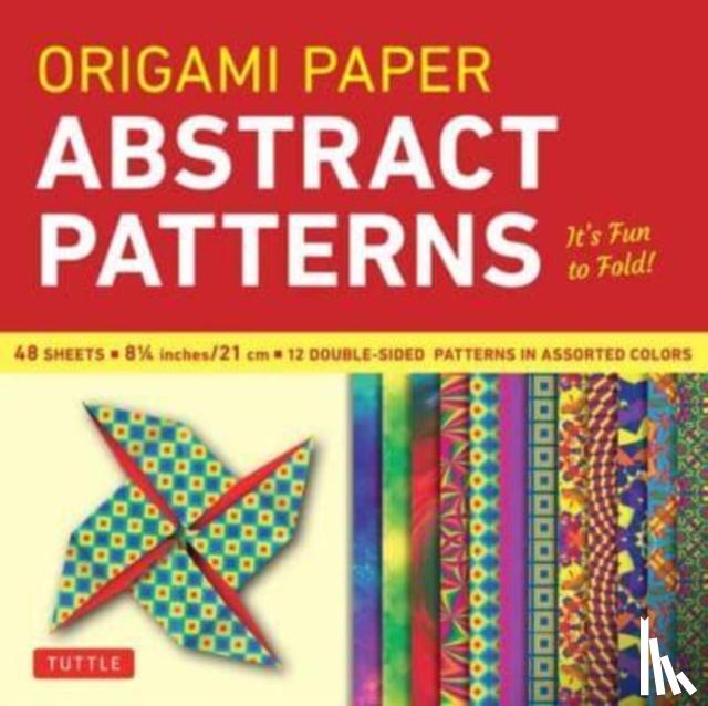  - Origami Paper - Abstract Patterns - 8 1/4" - 48 Sheets