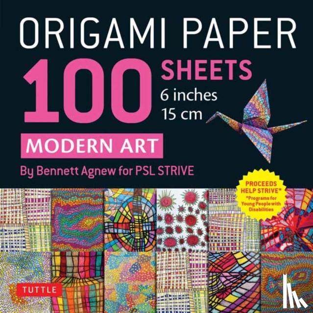  - Origami Paper 100 sheets Modern Art 6" (15 cm)