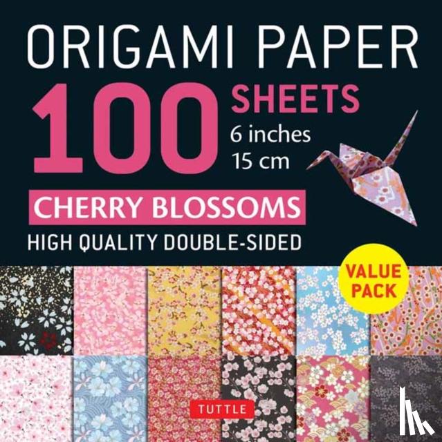  - Origami Paper 100 Sheets Cherry Blossoms 6" (15 cm)