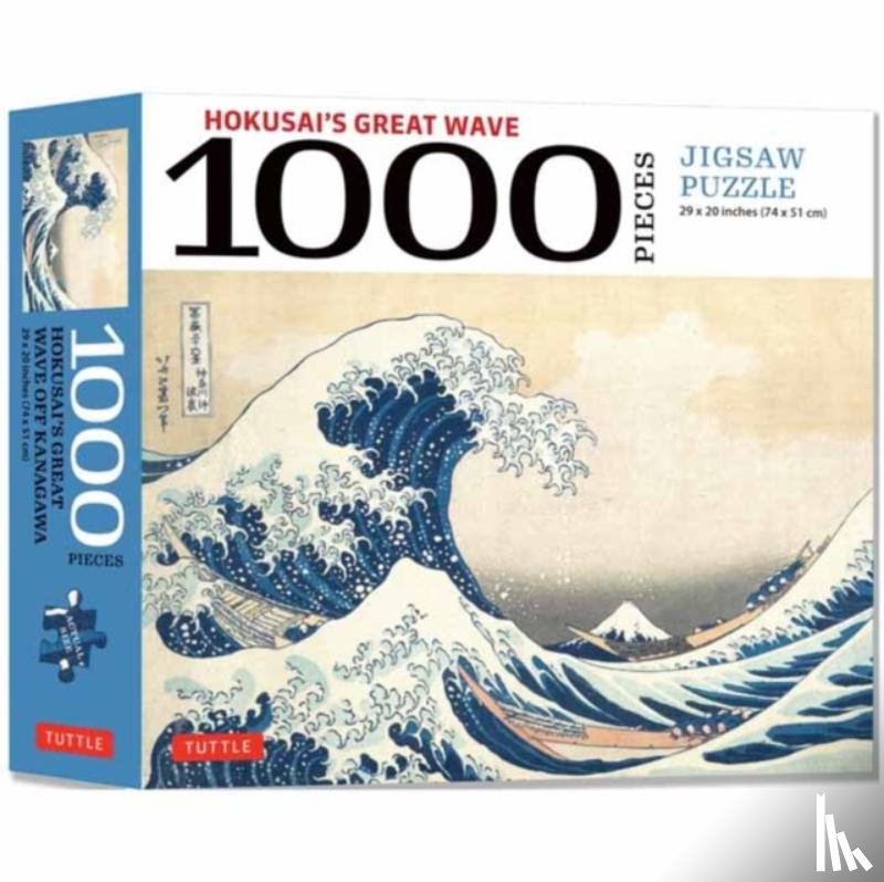 Tuttle Studio - Hokusai's Great Wave - 1000 Piece Jigsaw Puzzle: Finished Size 29 in X 20 Inch (74 X 51 CM)