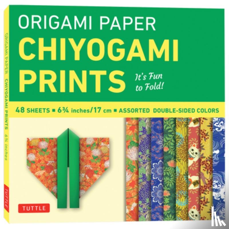  - Origami Paper 48 Sheet Chiyogami Prints 6 3/4" (17 cm)