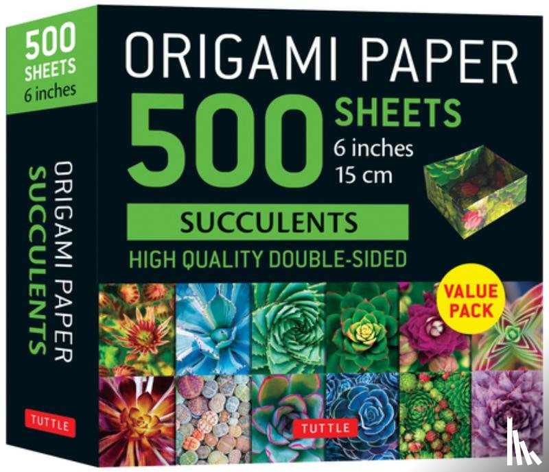  - Origami Paper 500 sheets Succulents 6" (15 cm)
