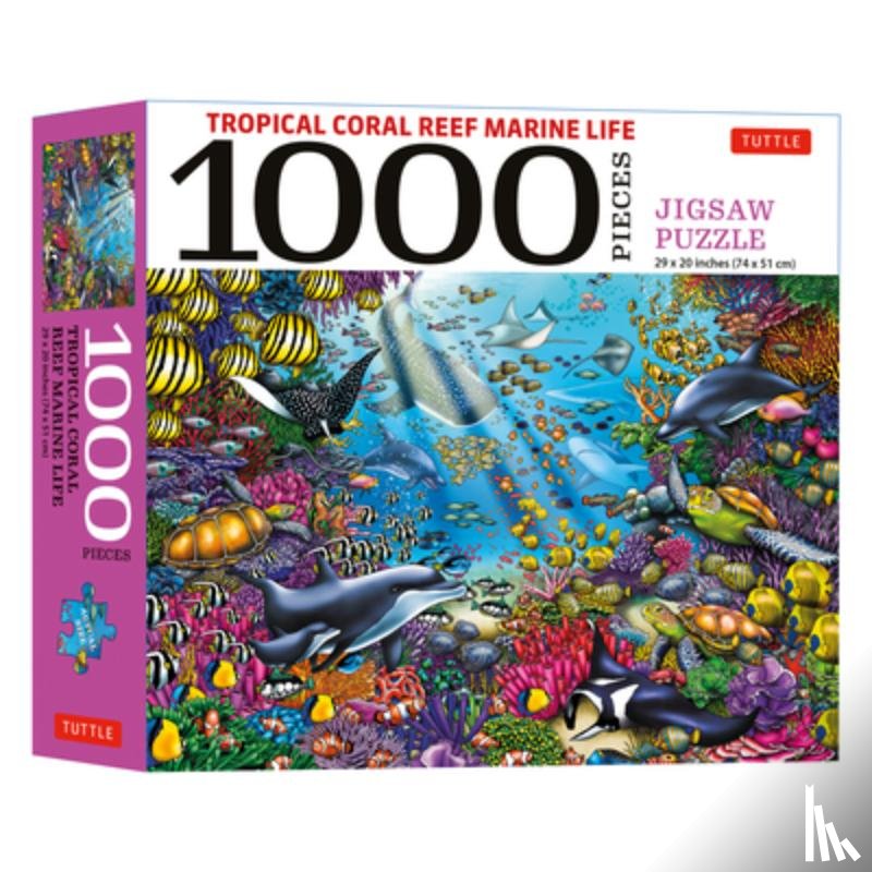 Huynh - Tropical Coral Reef Marine Life - 1000 Piece Jigsaw Puzzle: Finished Size 29 in X 20 Inch (74 X 51 CM)