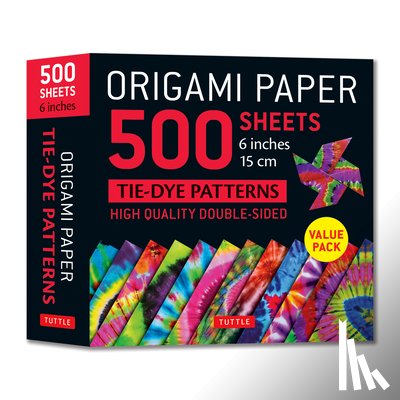 - Origami Paper 500 sheets Tie-Dye Patterns 6" (15 cm)