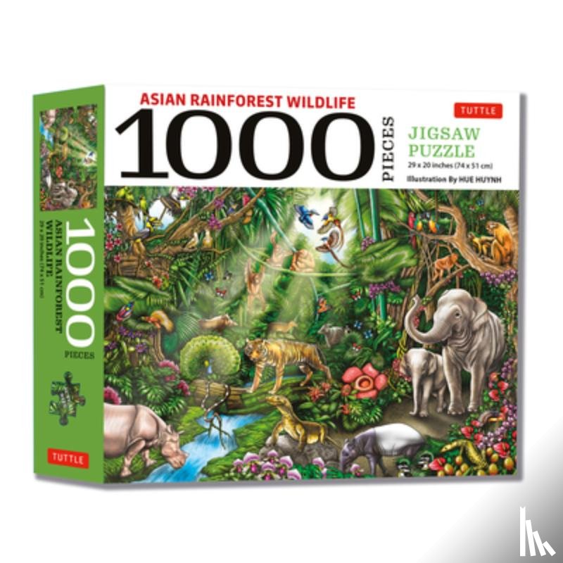 Huynh - Asian Rainforest Wildlife - 1000 Piece Jigsaw Puzzle: Finished Size 29 in X 20 Inch (74 X 51 CM)