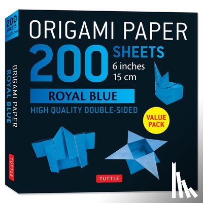  - Origami Paper 200 sheets Royal Blue 6"