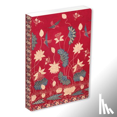  - Journal Sarong Buketan with Lotuses, Lined Paperback