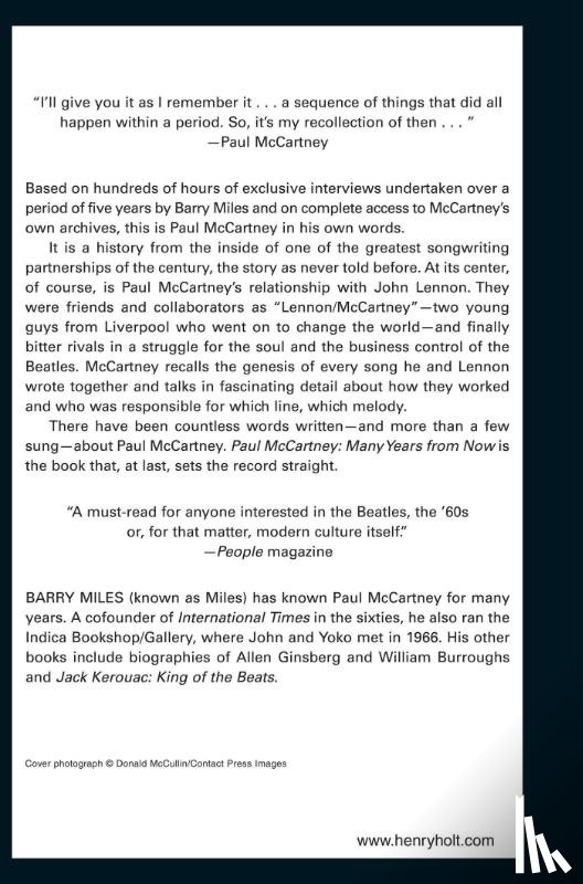 Miles, Barry - Paul McCartney