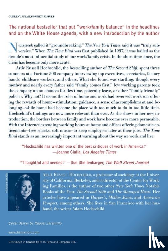 Arlie Russell Hochschild - The Time Bind