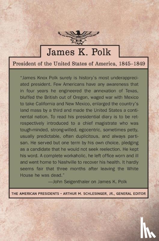 Seigenthaler, John, Seigenthaler - James K. Polk