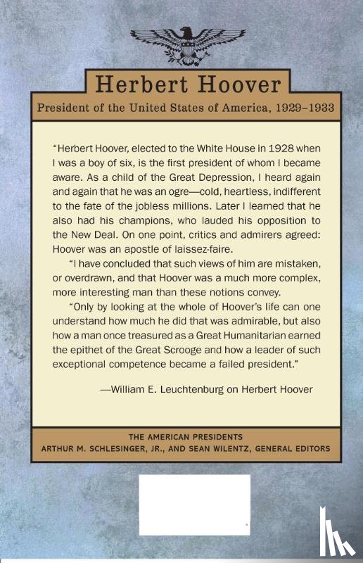 Leuchtenburg, William E. - Herbert Hoover