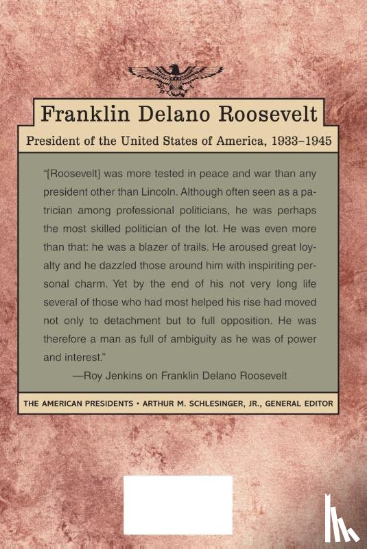 Jenkins, Roy - Franklin Delano Roosevelt