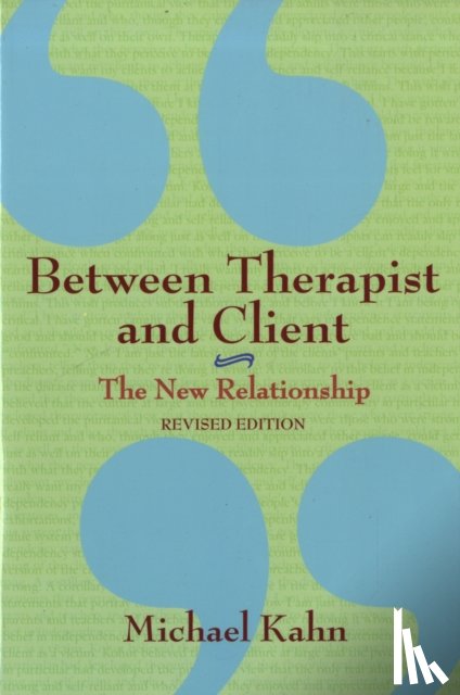 Khan, Michael - Between Therapist and Client