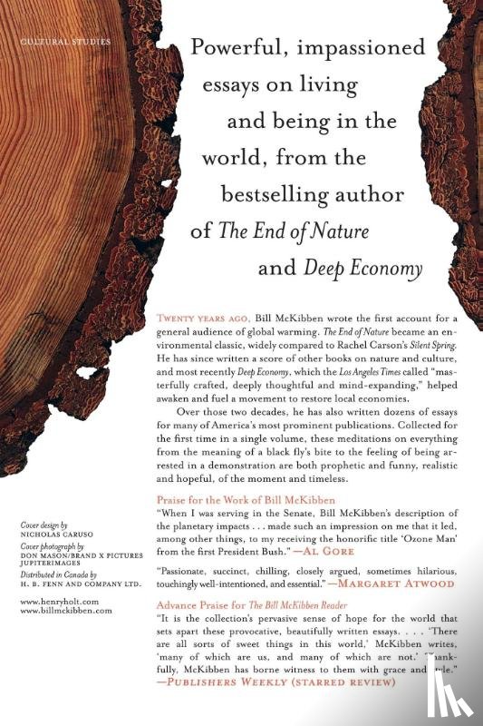 McKibben, Bill - The Bill Mckibben Reader