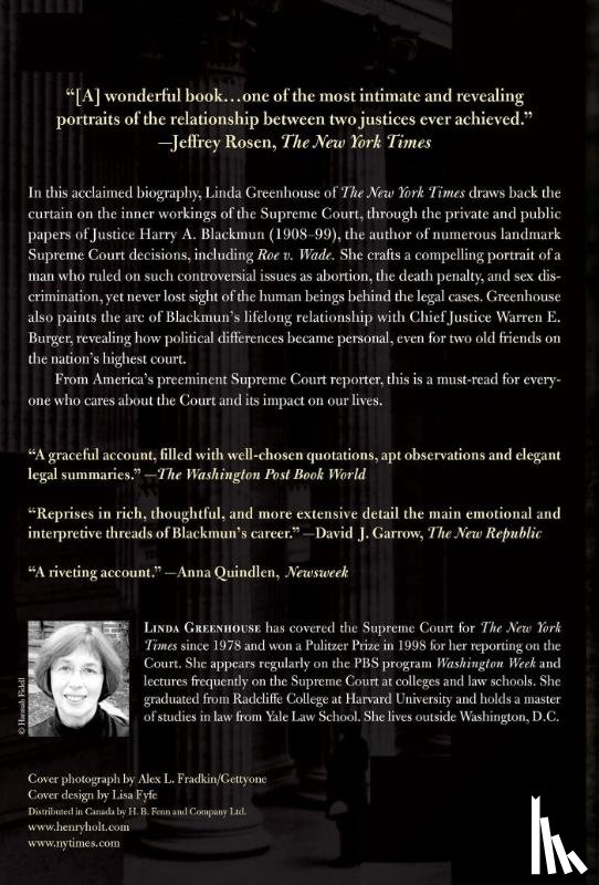 Greenhouse, Linda - Becoming Justice Blackmun