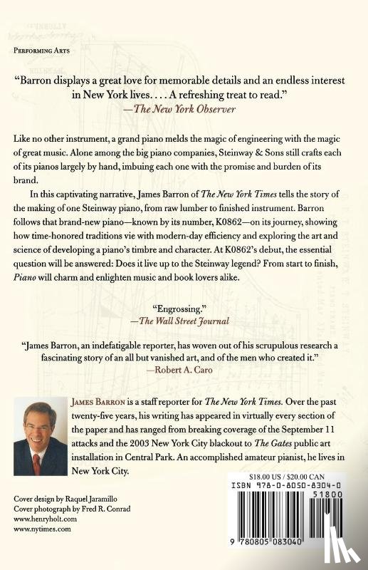 Barron, James - The Making of a Steinway Concert Grand