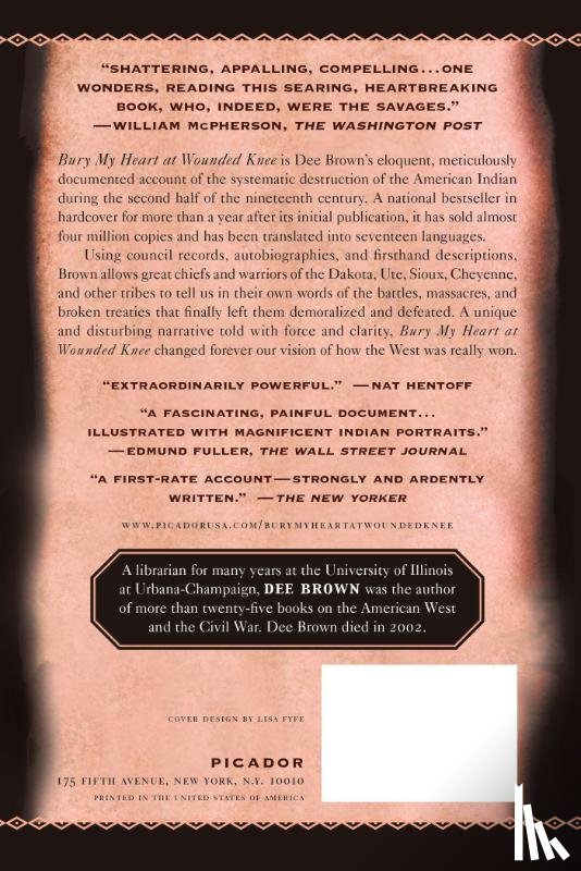 Brown, Dee - Bury My Heart at Wounded Knee