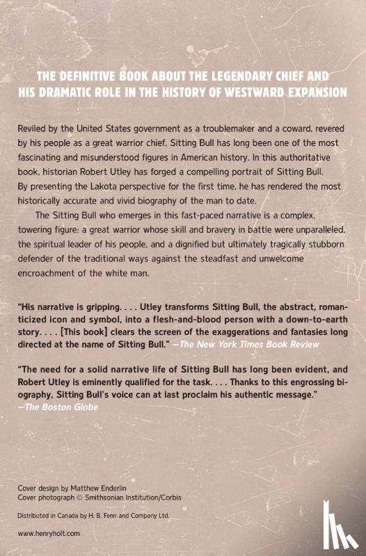 Utley, Robert M. - Sitting Bull