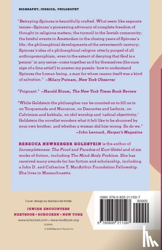 Goldstein, Rebecca - Betraying Spinoza