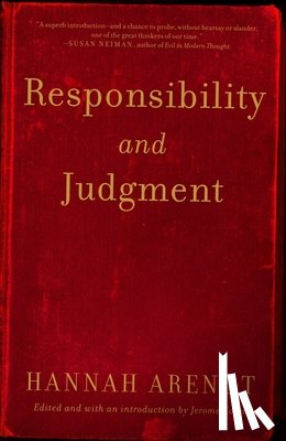 Arendt, Hannah - Responsibility and Judgment